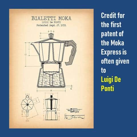 Patent of Moka pot express