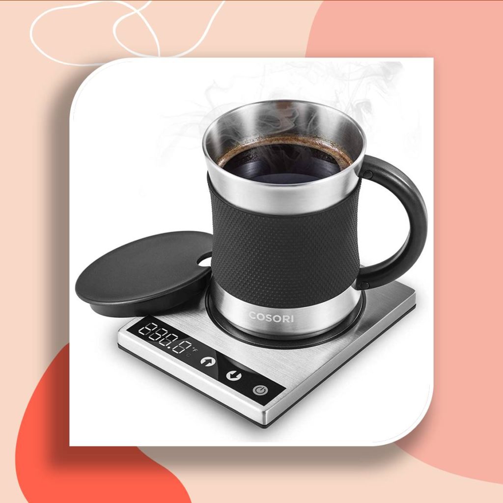 COSORI Coffee Mug Warmer & Mug Set - one of the Best Coffee Cup Warmer with Auto Shut Off