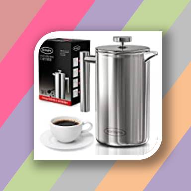 SterlingPro French Press Coffee Maker (1L)-one of the best non toxic coffee maker