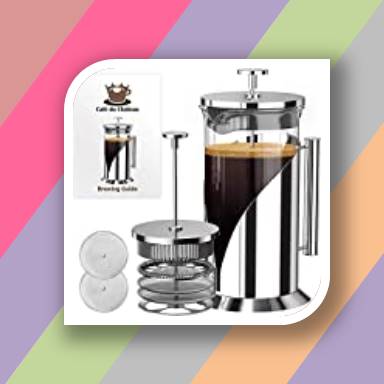 Cafe Du Chateau French Press Coffee Maker-one of the best non toxic coffee maker