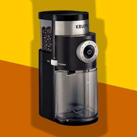 KRUPS Professional Electric Coffee Burr Grinder - One of the best coffee grinder for moka pot